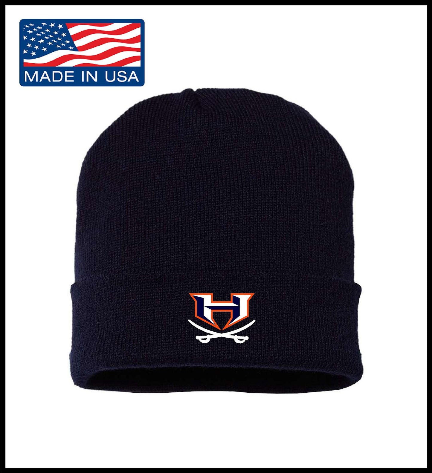 Cap America Cuffed Beanie 05