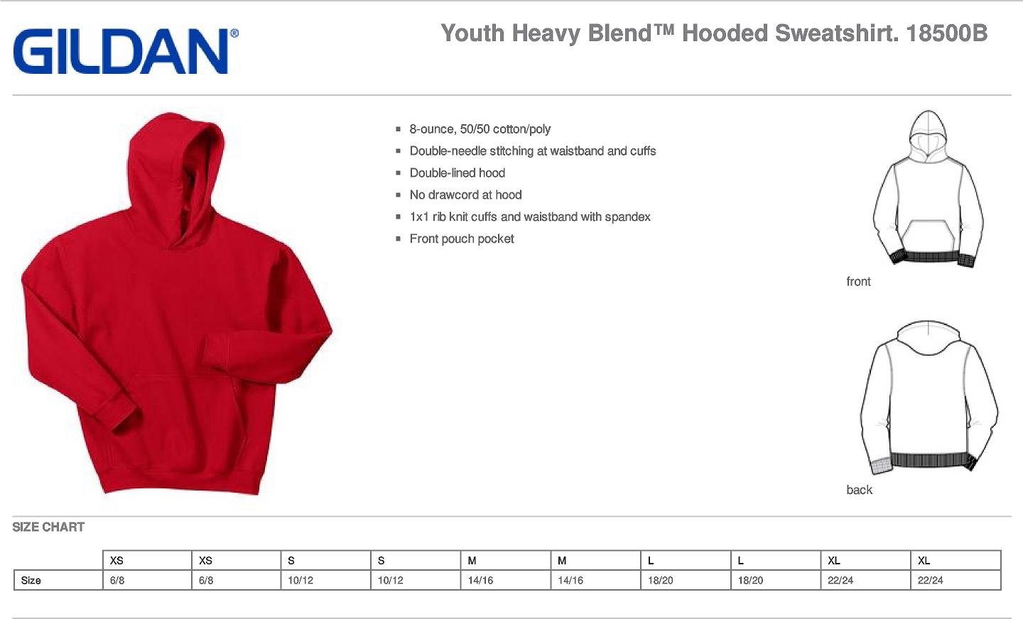 Gildan YOUTH Hoodie 04