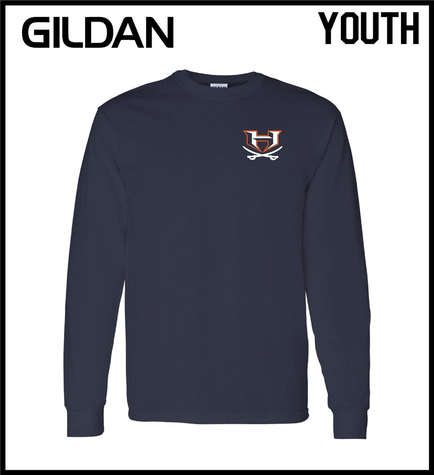 Gildan YOUTH Long Sleeve Tee 05