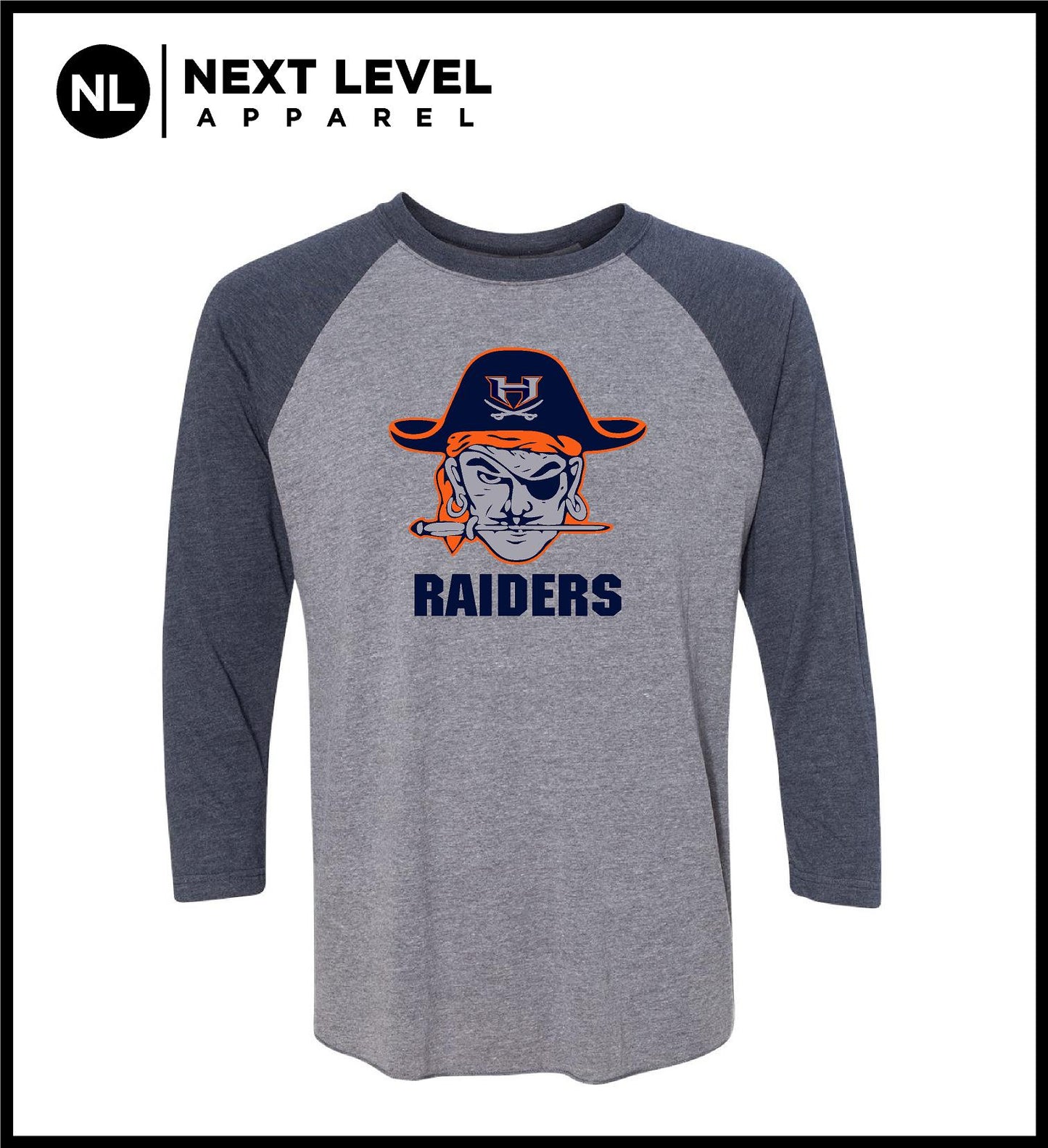 Next Level Tri Blend Raglan 02