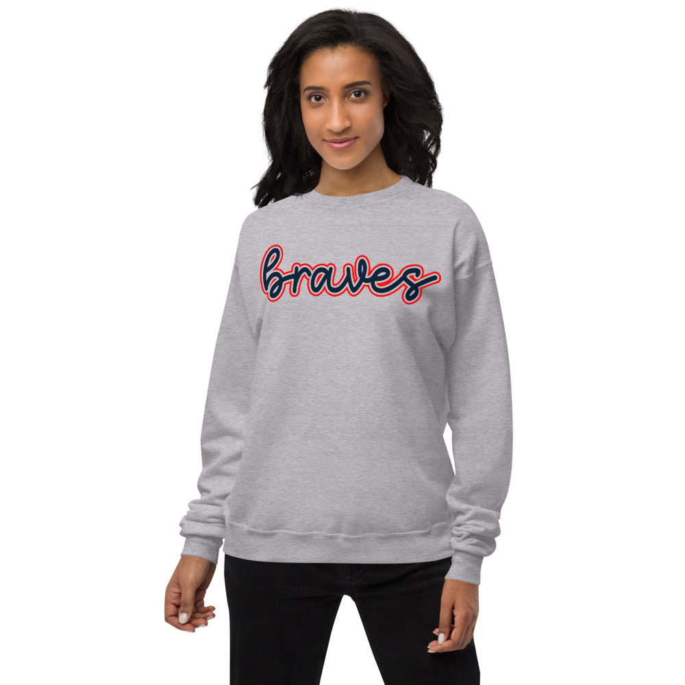 Braves Unisex fleece sweatshirt
